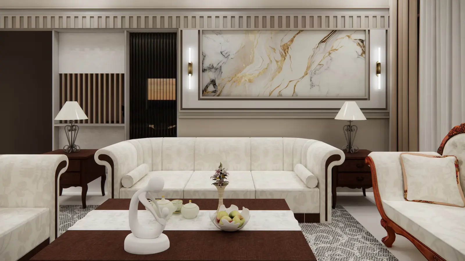 Mr. Musthack's Villa: Living room