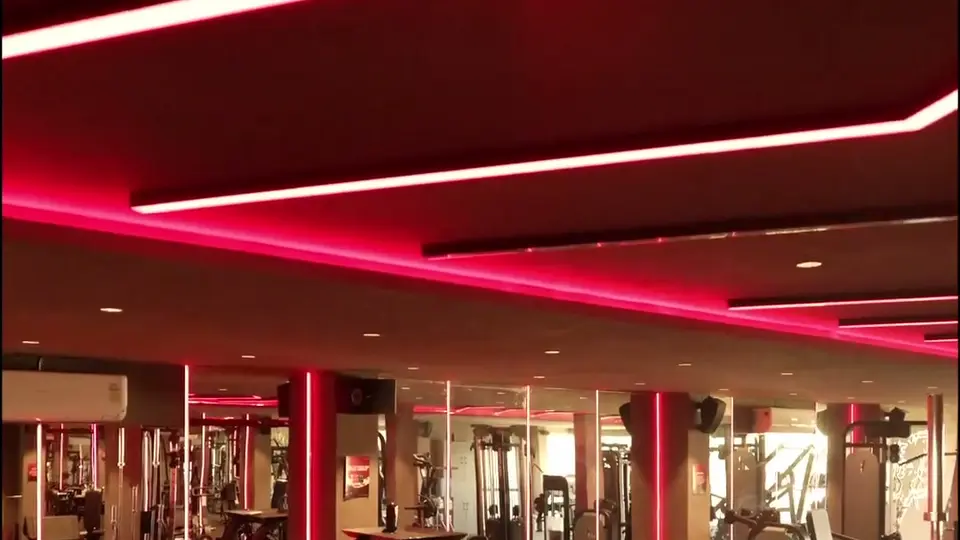 The Gym Below Three Floors of Flats: Across the floor